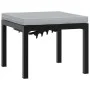 Set sofás jardín y cojines 4 pzas acero recubierto polvo negro by , Garden sets - Ref: Foro24-3283662, Price: 321,39 €, Disco...