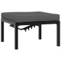 Set de sofás de jardín con cojines 3 piezas aluminio negro by , Garden sets - Ref: Foro24-3283688, Price: 443,39 €, Discount: %