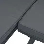 Set de sofás de jardín con cojines 3 piezas aluminio negro by , Garden sets - Ref: Foro24-3283688, Price: 443,39 €, Discount: %