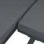 Set de sofás de jardín con cojines 4 piezas aluminio negro by , Garden sets - Ref: Foro24-3283706, Price: 549,23 €, Discount: %