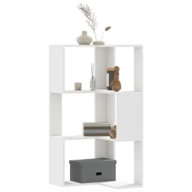 Estantería de esquina 3 niveles madera blanco 50x50x102 cm by , Bookcases and shelves - Ref: Foro24-852591, Price: 54,81 €, D...