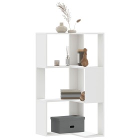 Estantería de esquina 3 niveles madera blanco 50x50x102 cm by , Bookcases and shelves - Ref: Foro24-852591, Price: 55,45 €, D...