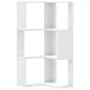 Estantería de esquina 3 niveles madera blanco 50x50x102 cm by , Bookcases and shelves - Ref: Foro24-852591, Price: 54,81 €, D...