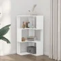 Estantería de esquina 3 niveles madera blanco 50x50x102 cm by , Bookcases and shelves - Ref: Foro24-852591, Price: 54,81 €, D...