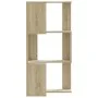 Eckschrankregal 3 Ebenen Eiche Sonoma Holz 50x50x102cm von , Bücherregale und Regale - Ref: Foro24-852593, Preis: 53,64 €, Ra...