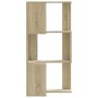 Estantería de esquina 3 niveles madera roble Sonoma 50x50x102cm by , Bookcases and shelves - Ref: Foro24-852593, Price: 53,64...