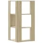 Estantería de esquina 3 niveles madera roble Sonoma 50x50x102cm de , Librerías y estanterías - Ref: Foro24-852593, Precio: 52...