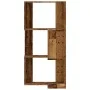 Estantería de esquina 3 niveles madera envejecida 50x50x102 cm by , Bookcases and shelves - Ref: Foro24-852598, Price: 53,24 ...