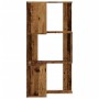 Estantería de esquina 3 niveles madera envejecida 50x50x102 cm by , Bookcases and shelves - Ref: Foro24-852598, Price: 53,77 ...