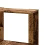 Estantería de esquina 3 niveles madera envejecida 50x50x102 cm by , Bookcases and shelves - Ref: Foro24-852598, Price: 53,24 ...