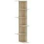 Estantería pared de esquina madera roble Sonoma 36,5x36,5x140cm by , Shelves and shelves - Ref: Foro24-852629, Price: 54,72 €...