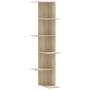 Estantería pared de esquina madera roble Sonoma 36,5x36,5x140cm by , Shelves and shelves - Ref: Foro24-852629, Price: 51,55 €...
