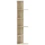 Estantería pared de esquina madera roble Sonoma 36,5x36,5x140cm by , Shelves and shelves - Ref: Foro24-852629, Price: 54,72 €...