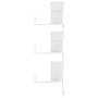 Eck-Wandregal aus weißem Ingenieurholz 45x45x147 cm von , Regale und Regale - Ref: Foro24-852636, Preis: 51,00 €, Rabatt: %