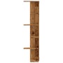 Eck-Wandregal aus gealtertem Holz 36,5x36,5x140 cm von , Regale und Regale - Ref: Foro24-852634, Preis: 59,39 €, Rabatt: %