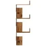 Eck-Wandregal aus gealtertem Holz 45x45x147 cm von , Regale und Regale - Ref: Foro24-852643, Preis: 57,32 €, Rabatt: %