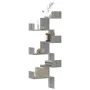 Estantería pared de esquina madera gris Sonoma 45x45x147 cm de , Estantes y estanterías - Ref: Foro24-852641, Precio: 47,94 €...