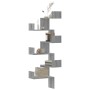 Estantería pared de esquina madera gris Sonoma 45x45x147 cm by , Shelves and shelves - Ref: Foro24-852641, Price: 48,87 €, Di...