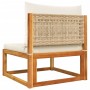 Set de sofás de jardín con cojines 9 pzas madera maciza acacia von , Gartensets - Ref: Foro24-3278926, Preis: 1,00 €, Rabatt: %