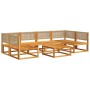 Set de sofás de jardín con cojines 7 pzas madera maciza acacia von , Gartensets - Ref: Foro24-3278932, Preis: 733,85 €, Rabat...