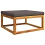 Gartensofa-Set mit 6-teiligen massiven Akazienholz-Kissen. von , Outdoor-Sofas - Ref: Foro24-3278823, Preis: 545,89 €, Rabatt: %