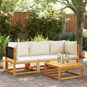Gartensofa-Set mit 3-teiligen massiven Akazienholz-Sitzgarnituren. von , Gartensets - Ref: Foro24-3278877, Preis: 328,72 €, R...