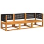 Set de sofás de jardín con cojines 3 pzas madera maciza acacia by , Garden sets - Ref: Foro24-3278877, Price: 332,96 €, Disco...