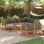 Set de sofás de jardín con cojines 10 pzas madera maciza acacia by , Garden sets - Ref: Foro24-3278905, Price: 1,00 €, Discou...