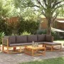 Set de sofás de jardín con cojines 6 pzas madera maciza acacia by , Garden sets - Ref: Foro24-3278896, Price: 558,69 €, Disco...
