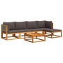 Set de sofás de jardín con cojines 6 pzas madera maciza acacia by , Garden sets - Ref: Foro24-3278896, Price: 568,02 €, Disco...