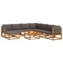 Set de sofás de jardín con cojines 9 pzas madera maciza acacia by , Garden sets - Ref: Foro24-3278907, Price: 937,69 €, Disco...
