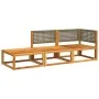 Gartensofa-Set mit 3-teiligen massiven Akazienholz-Sitzgarnituren. von , Gartensets - Ref: Foro24-3278913, Preis: 294,56 €, R...