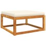 Gartensofagarnitur mit 9-teiligen massiven Akazienholz-Kissen. von , Gartensets - Ref: Foro24-3278930, Preis: 992,56 €, Rabat...