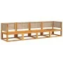 Set sofás de jardín con cojines 4 pzas madera maciza de acacia by , Garden sets - Ref: Foro24-3278924, Price: 458,64 €, Disco...