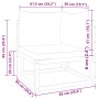Sofá de jardín de esquina con cojines madera maciza de acacia by , Outdoor sofas - Ref: Foro24-4008160, Price: 131,24 €, Disc...