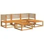Set de sofás de jardín con cojines 5 pzas madera maciza acacia by , Garden sets - Ref: Foro24-3278918, Price: 489,95 €, Disco...