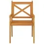 Sillas de comedor de jardín 3 uds madera maciza de acacia de vidaXL, Sillas de jardín - Ref: Foro24-310306, Precio: 214,61 €,...