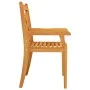 Sillas de comedor de jardín 3 uds madera maciza de acacia de vidaXL, Sillas de jardín - Ref: Foro24-310306, Precio: 214,61 €,...
