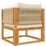 Set de sofás de jardín con cojines 7 pzas madera maciza acacia by , Outdoor sofas - Ref: Foro24-3278863, Price: 745,28 €, Dis...