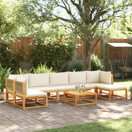 Set de sofás de jardín con cojines 8 pzas madera maciza acacia by , Outdoor sofas - Ref: Foro24-3278868, Price: 815,09 €, Dis...