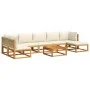 Set de sofás de jardín con cojines 8 pzas madera maciza acacia by , Outdoor sofas - Ref: Foro24-3278868, Price: 815,09 €, Dis...