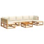 Set de sofás de jardín con cojines 8 pzas madera maciza acacia by , Outdoor sofas - Ref: Foro24-3278868, Price: 825,26 €, Dis...