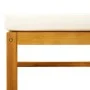 Gartensofagarnitur mit 5-teiligen Kissen aus massivem Akazienholz. von , Outdoor-Sofas - Ref: Foro24-3278849, Preis: 506,66 €...