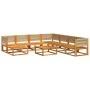 Set de sofás de jardín con cojines 9 pzas madera maciza acacia by , Outdoor sofas - Ref: Foro24-3278861, Price: 1,00 €, Disco...