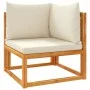 Set de sofás de jardín con cojines 9 pzas madera maciza acacia by , Outdoor sofas - Ref: Foro24-3278861, Price: 1,00 €, Disco...