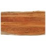 Rechteckiger Tischplatte mit natürlicher Akazienkante, 100x60x2,5 cm. von , Tischplatten - Ref: Foro24-370622, Preis: 102,80 ...