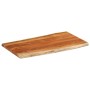Rechteckiger Tischplatte mit natürlicher Akazienkante, 100x60x2,5 cm. von , Tischplatten - Ref: Foro24-370622, Preis: 102,80 ...