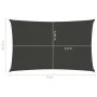 Sail awning anthracite gray HDPE 160 g/m² 2.5x4 m by vidaXL, Umbrellas - Ref: Foro24-311069, Price: 30,82 €, Discount: %