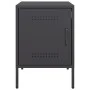 Mesitas de noche 2 unidades acero negro 36x39x50,5 cm de , Mesitas de noche - Ref: Foro24-842911, Precio: 88,22 €, Descuento: %