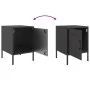 Mesitas de noche 2 unidades acero negro 36x39x50,5 cm de , Mesitas de noche - Ref: Foro24-842911, Precio: 88,22 €, Descuento: %